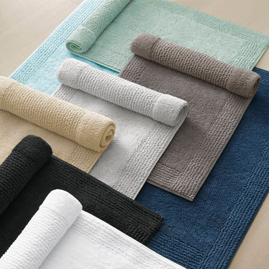 Madison Park Signature 100% Cotton Tufted 3000 GSM Reversible Bath Rug