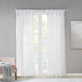 Ceres Twisted Tab Voile Sheer Window Pair