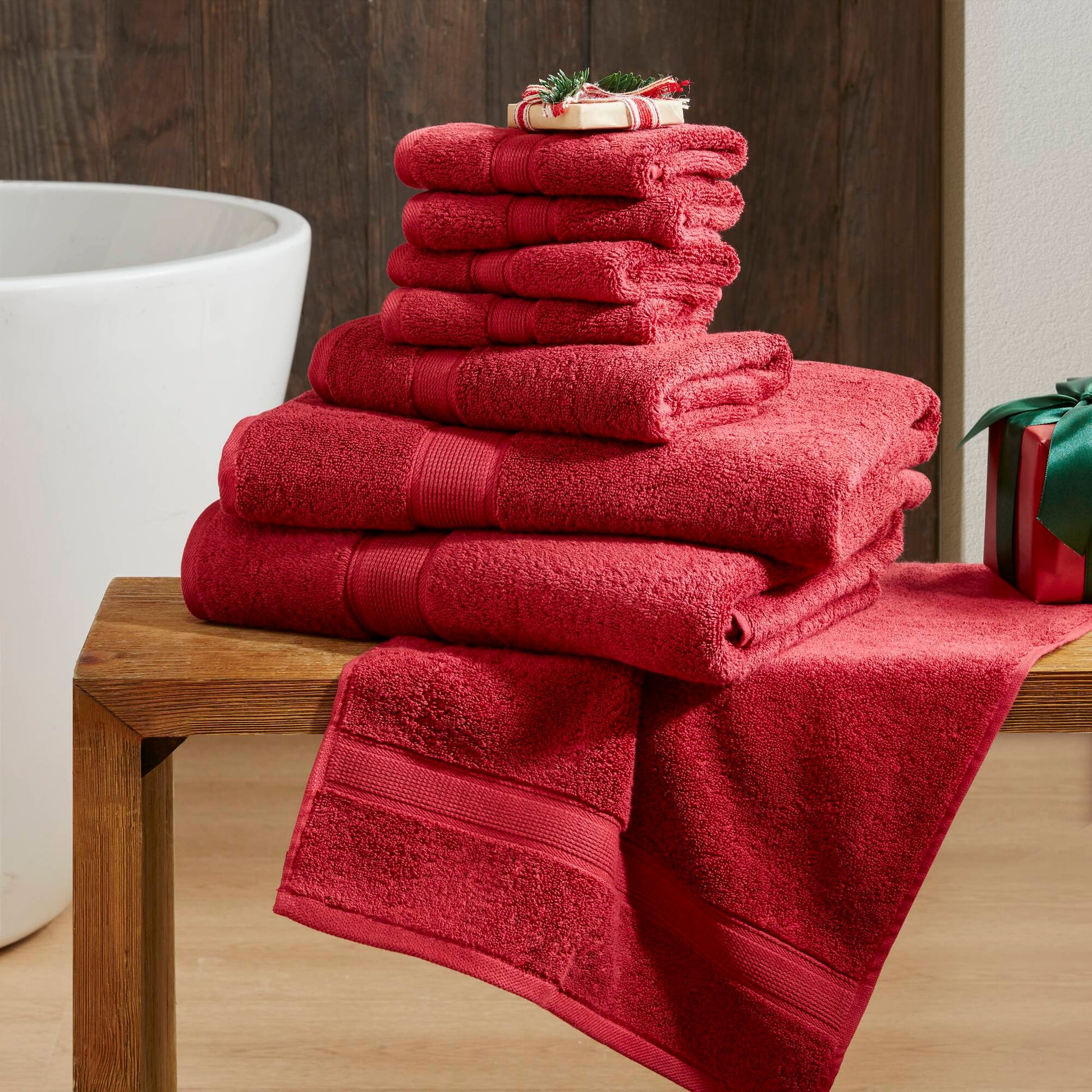 Madison Park Signature 800GSM Ultra-Soft 100% Cotton Absorbent Towel Set