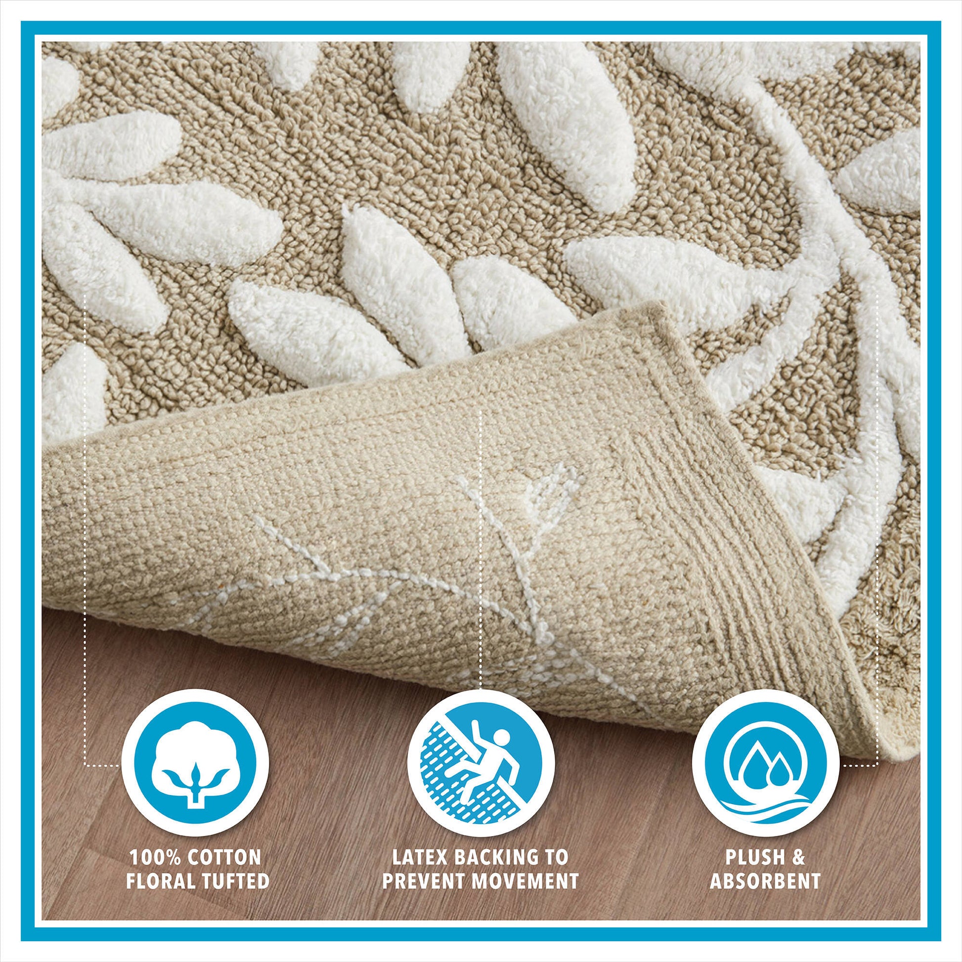 Madison Park Cotton Tufted Bath Rug