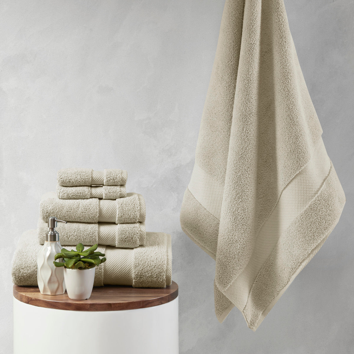 Madison Park Signature 1000gsm 100% Cotton 6 Piece Towel Set