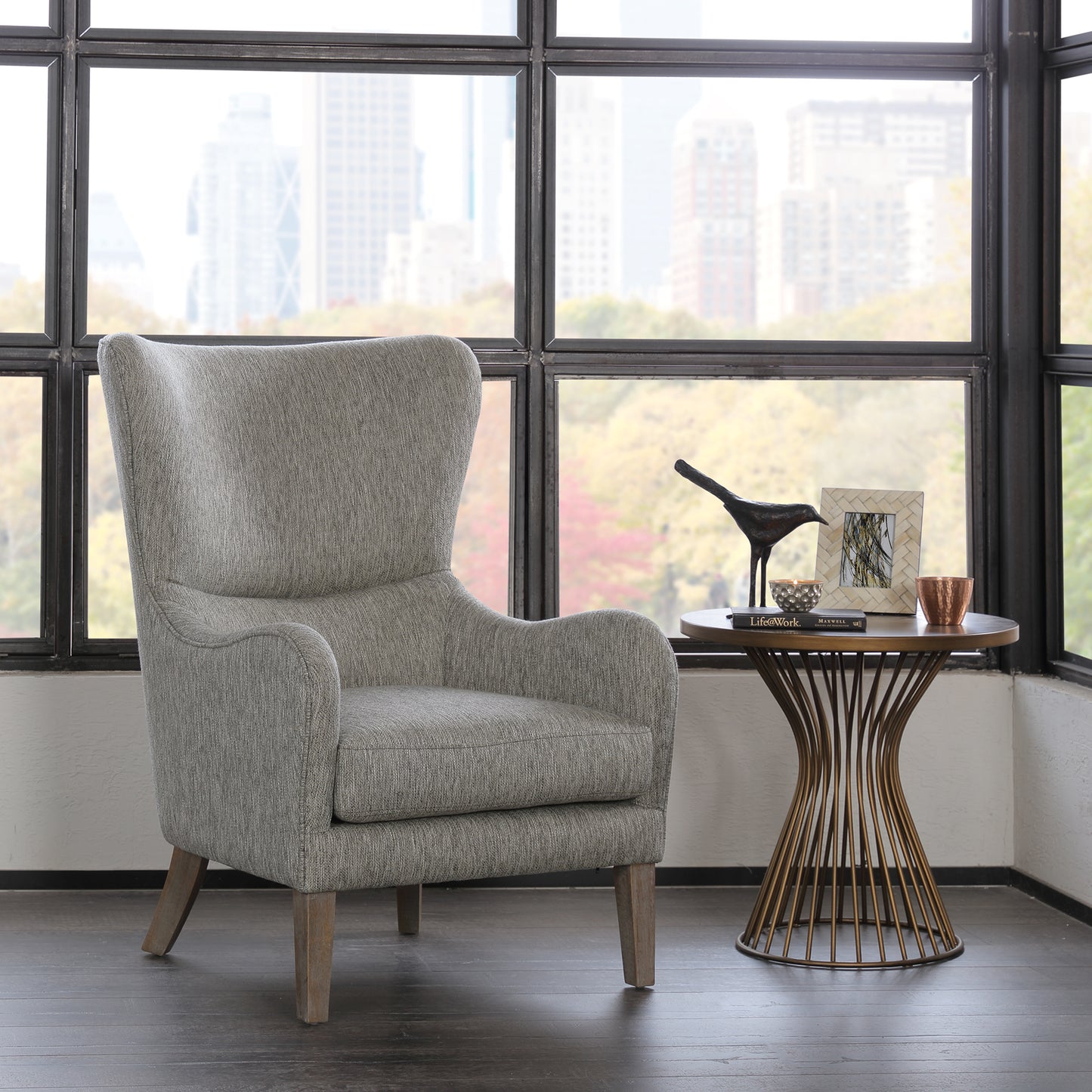 Madison Park Swoop Wing Chair