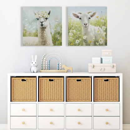 Madison Park Llama Canvas Wall Art