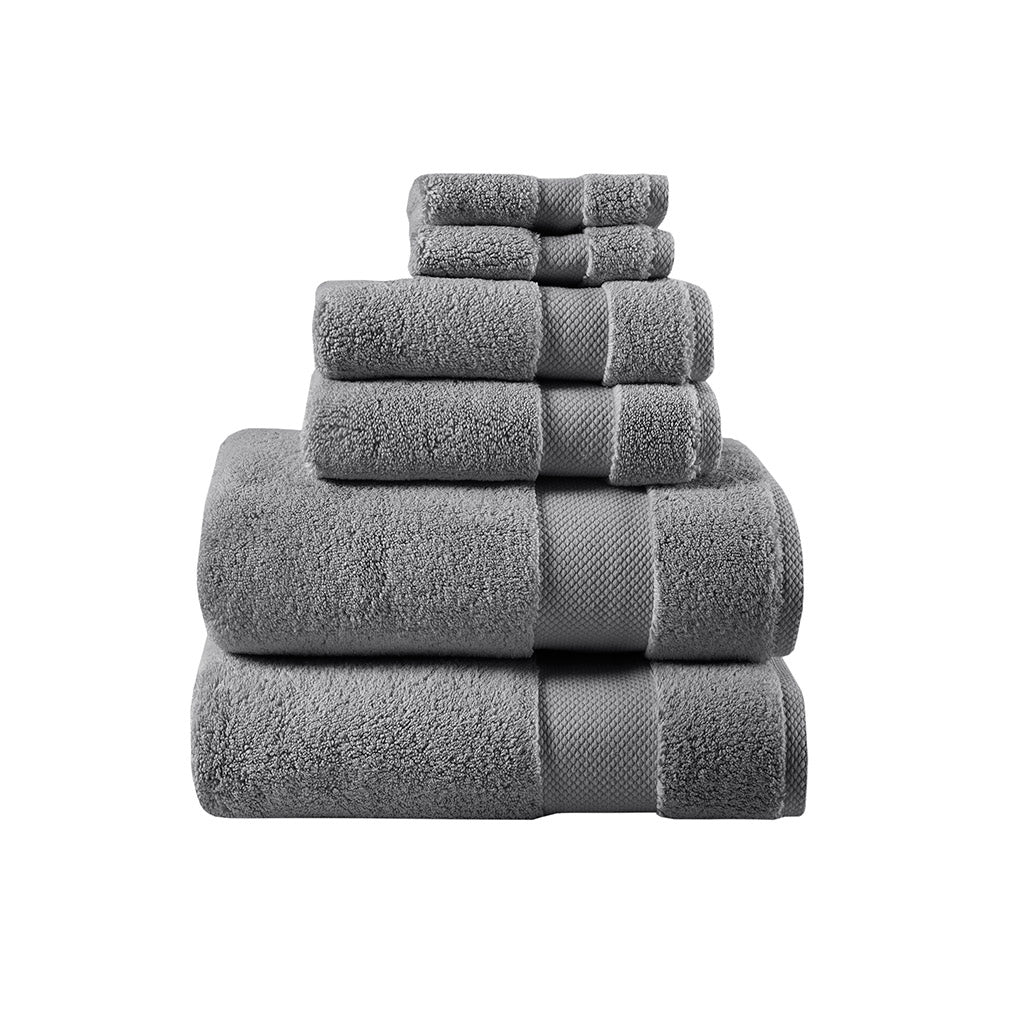 Madison Park Signature 1000gsm 100% Cotton 6 Piece Towel Set