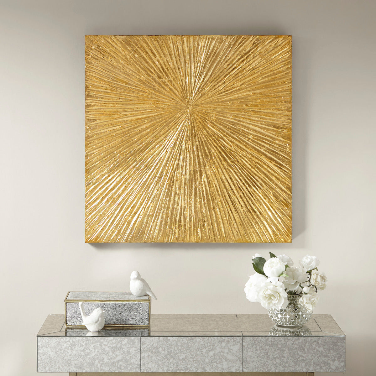 Madison Park Signature Hand Painted Dimensional Resin Wall Art