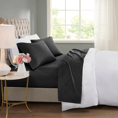 600 Thread Count Cooling Cotton Blend 4 PC Sheet Set