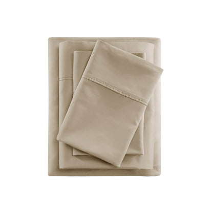 600 Thread Count Cooling Cotton Blend 4 PC Sheet Set