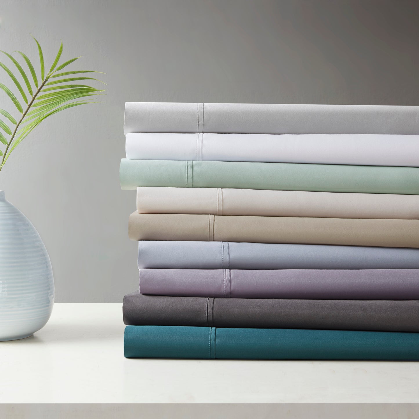 600 Thread Count Cooling Cotton Blend 4 PC Sheet Set