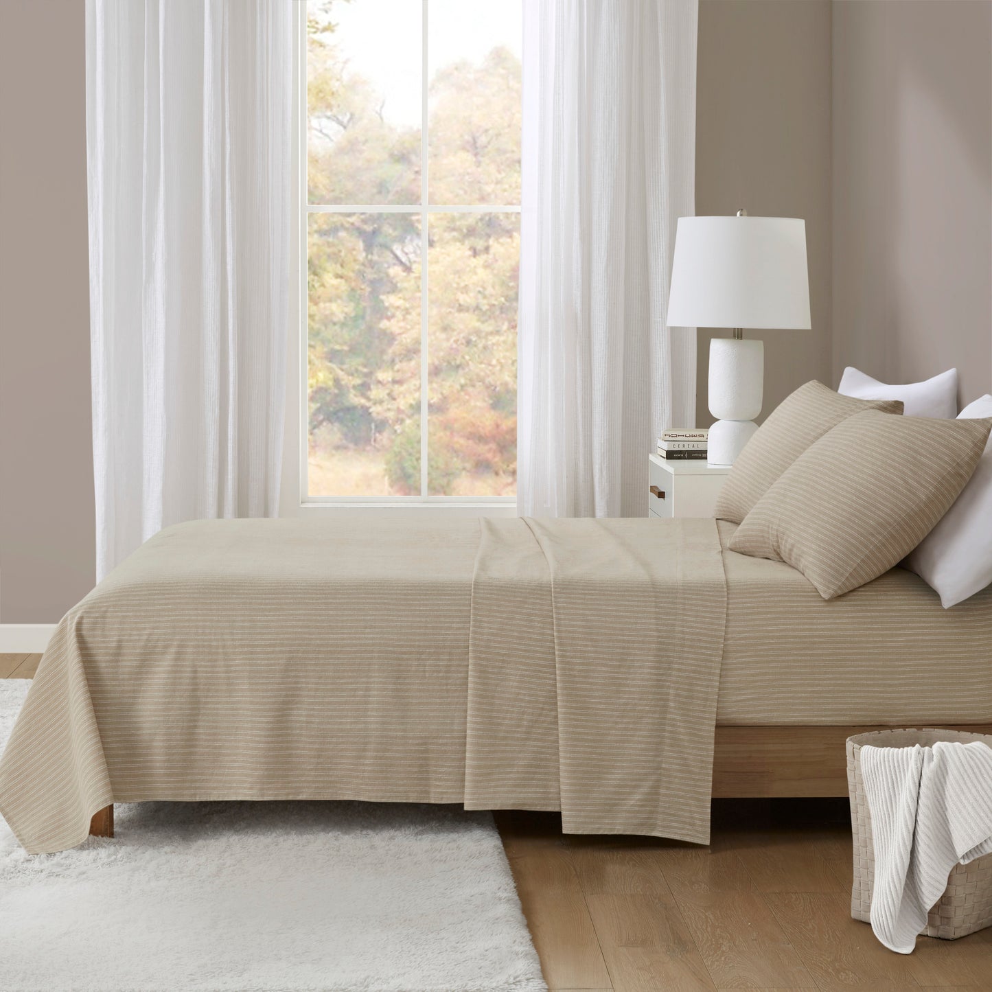 Cozy Cotton Flannel 100% Cotton Flannel Printed Sheet Set