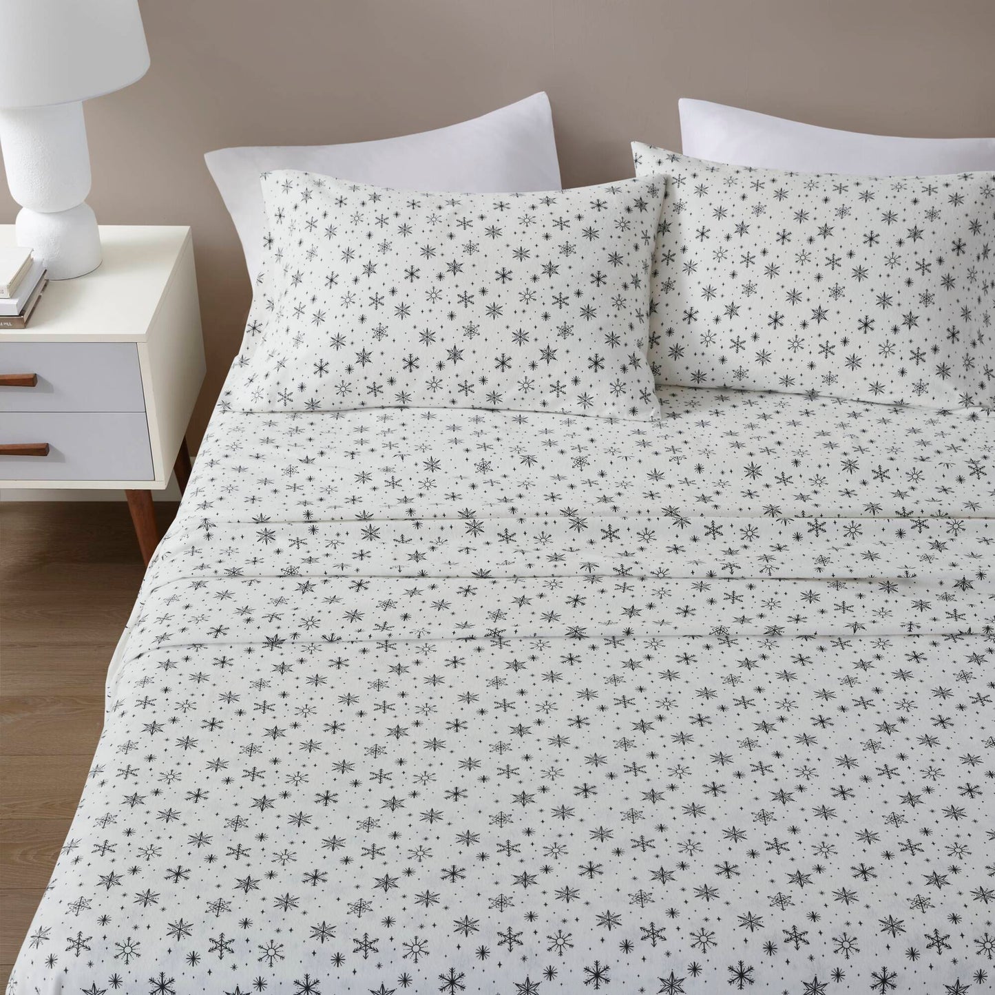 Cozy Cotton Flannel 100% Cotton Flannel Printed Sheet Set