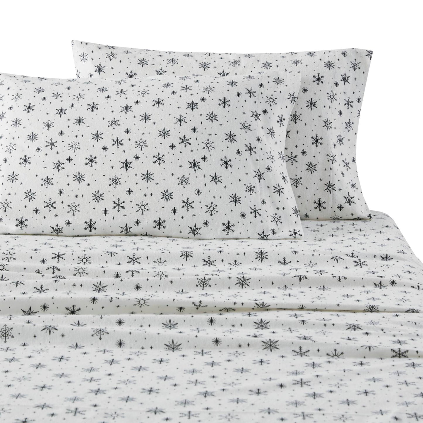 Cozy Cotton Flannel 100% Cotton Flannel Printed Sheet Set