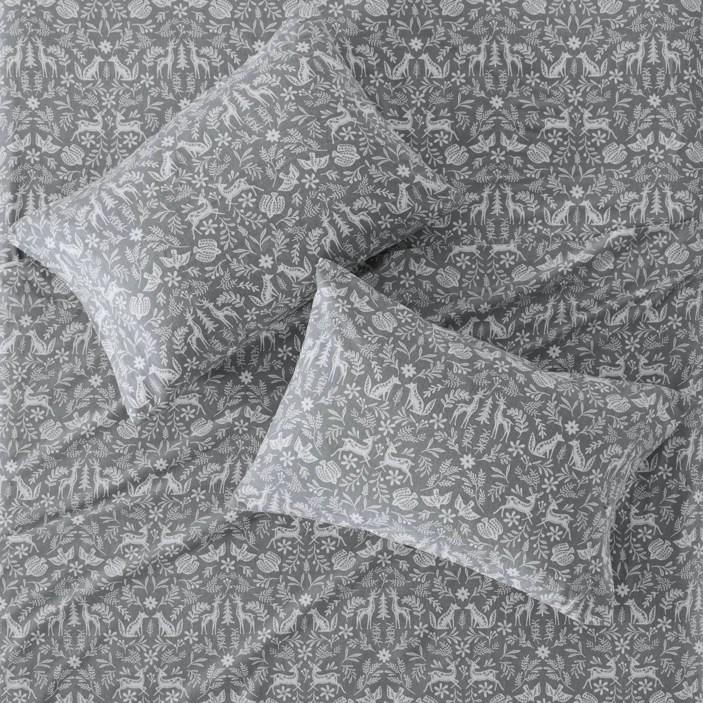 Cozy Cotton Flannel 100% Cotton Flannel Printed Sheet Set