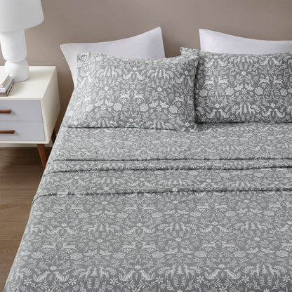 Cozy Cotton Flannel 100% Cotton Flannel Printed Sheet Set