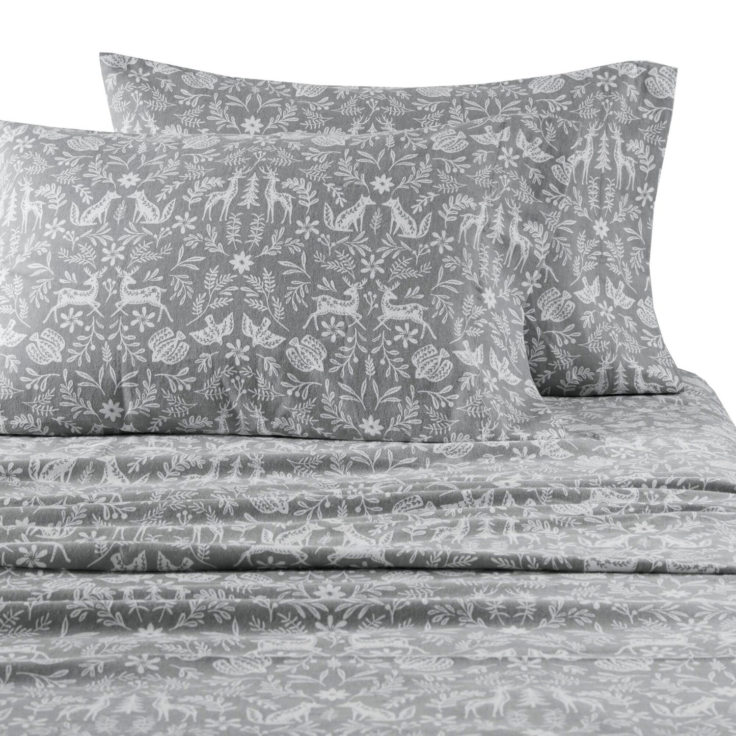 Cozy Cotton Flannel 100% Cotton Flannel Printed Sheet Set