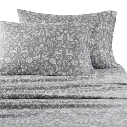 Cozy Cotton Flannel 100% Cotton Flannel Printed Sheet Set