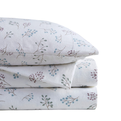 Cozy Cotton Flannel 100% Cotton Flannel Printed Sheet Set
