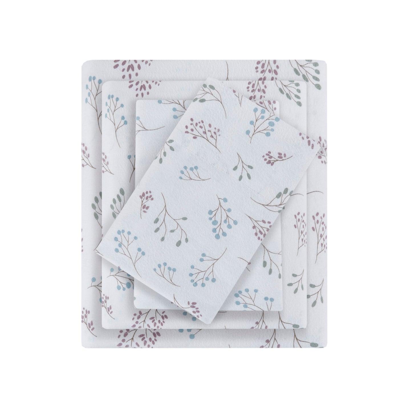 Cozy Cotton Flannel 100% Cotton Flannel Printed Sheet Set