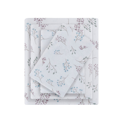 Cozy Cotton Flannel 100% Cotton Flannel Printed Sheet Set