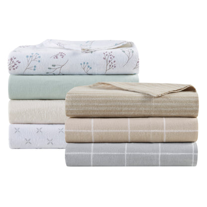 Cozy Cotton Flannel 100% Cotton Flannel Printed Sheet Set