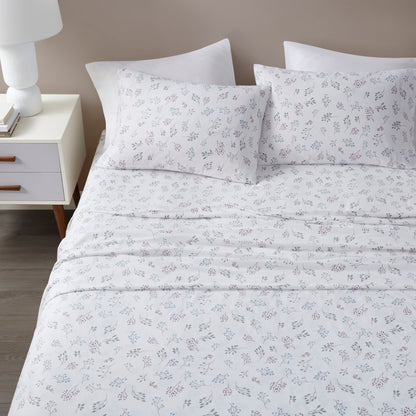 Cozy Cotton Flannel 100% Cotton Flannel Printed Sheet Set