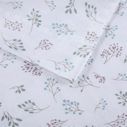 Cozy Cotton Flannel 100% Cotton Flannel Printed Sheet Set