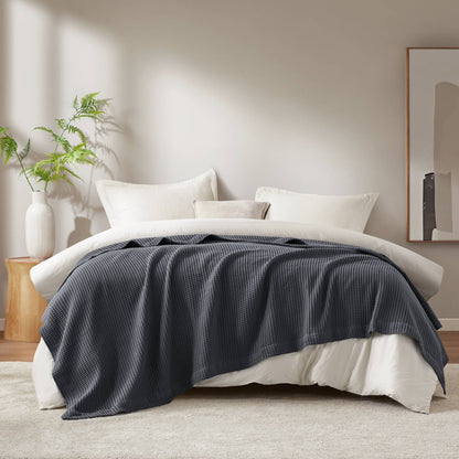 🎁 Waffle Weave Cotton Blanket (100% off)