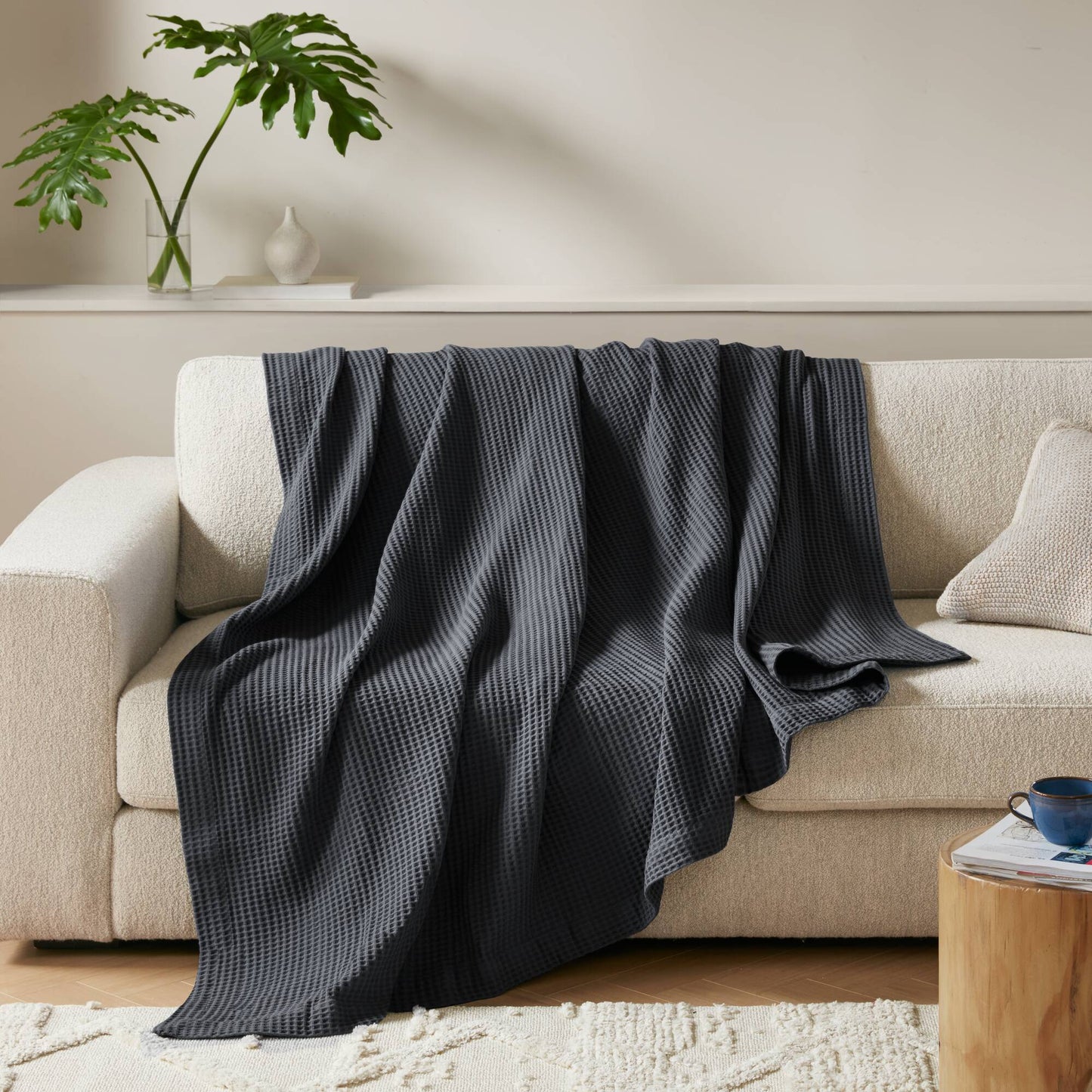 Waffle Weave Cotton Blanket