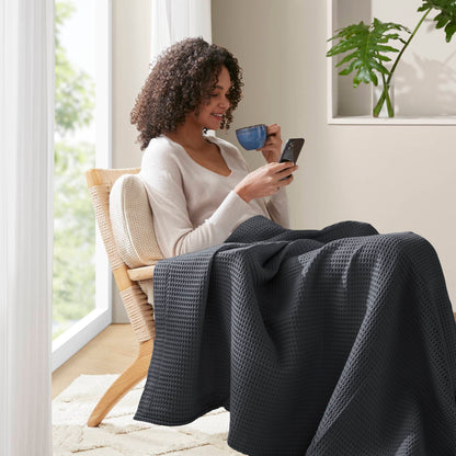 Waffle Weave Cotton Blanket