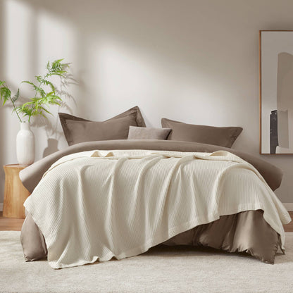🎁 Waffle Weave Cotton Blanket (100% off)