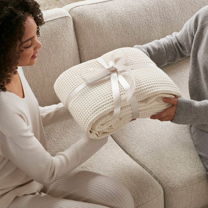 Waffle Weave Cotton Blanket