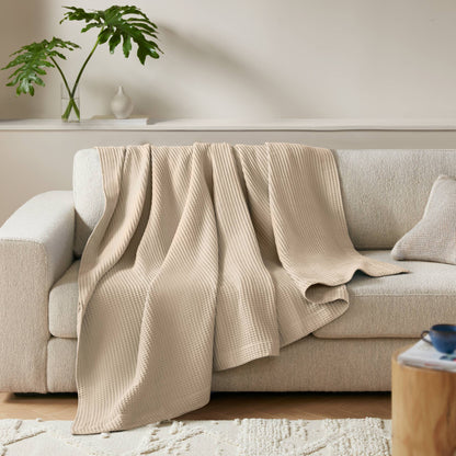 Waffle Weave Cotton Blanket