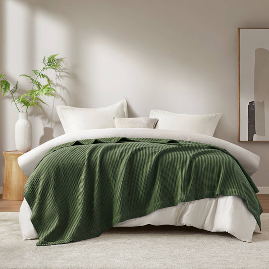 🎁 Waffle Weave Cotton Blanket (100% off)