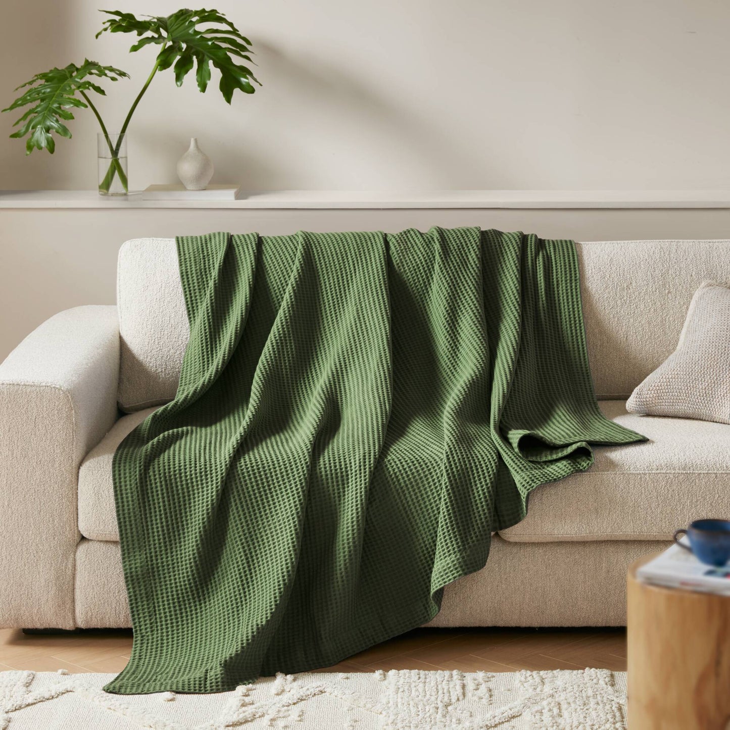 Waffle Weave Cotton Blanket