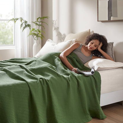 Waffle Weave Cotton Blanket
