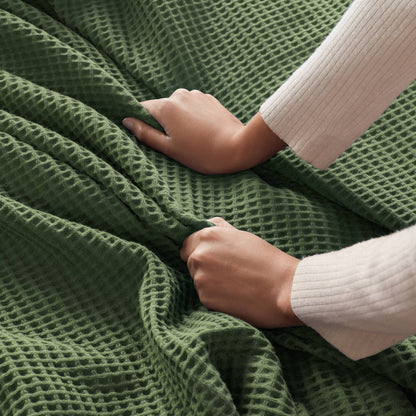 Waffle Weave Cotton Blanket
