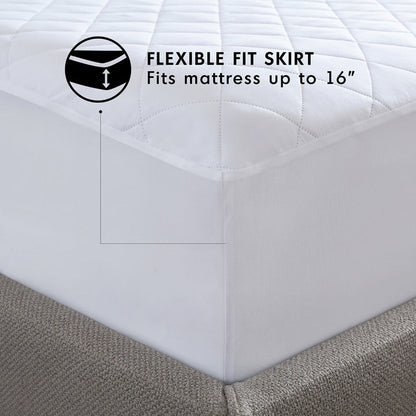 Hotel Collection Microfiber Essential Antimicrobial Mattress Pad