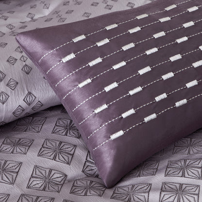 Biloxi 7 Piece Jaquard Comforter Set