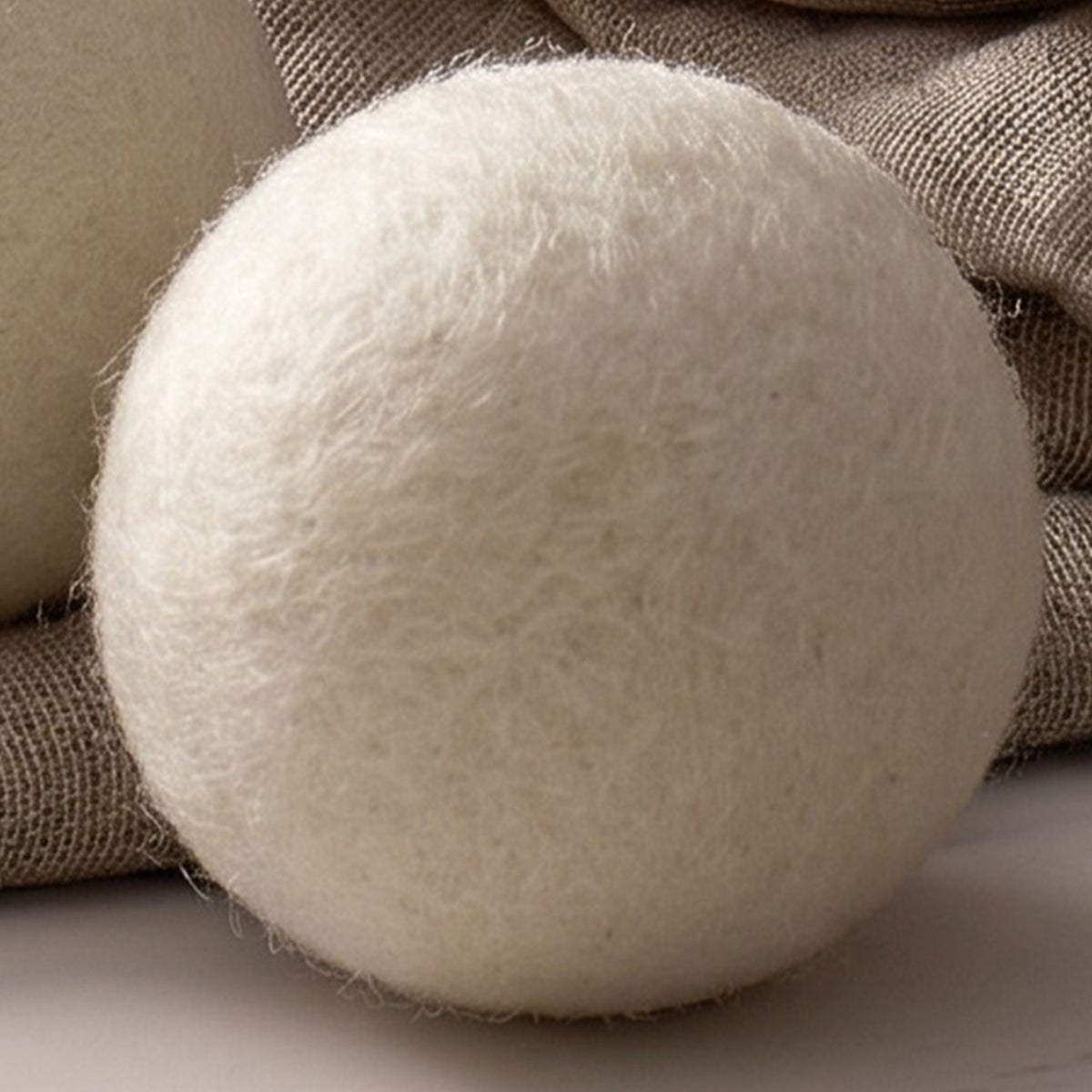 Reusable Wool Dryer Balls, XL 6-Pack – Natural Fabric Softener