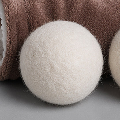 Reusable Wool Dryer Balls, XL 6-Pack – Natural Fabric Softener