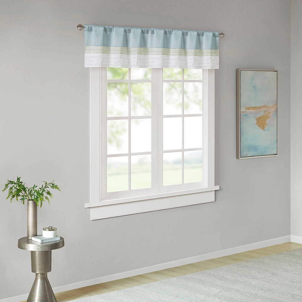 Amherst Polyoni Pintuck Valance