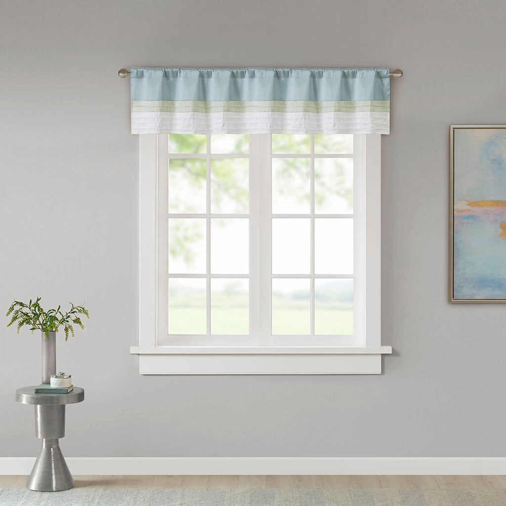 Amherst Polyoni Pintuck Valance