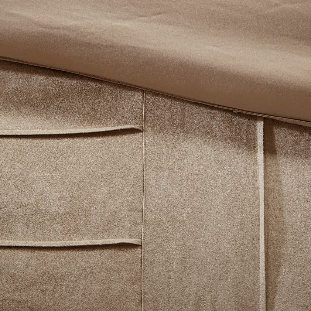 Dune 7 Piece Faux Suede Comforter Set