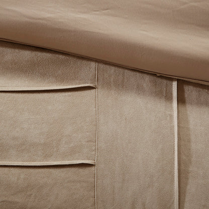 Dune 7 Piece Faux Suede Comforter Set