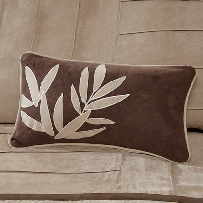 Dune 7 Piece Faux Suede Comforter Set