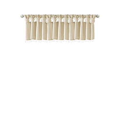 Emilia Lightweight Faux Silk Valance With Beads