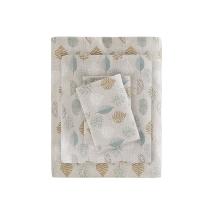 Cozy Cotton Flannel 100% Cotton Flannel Printed Sheet Set