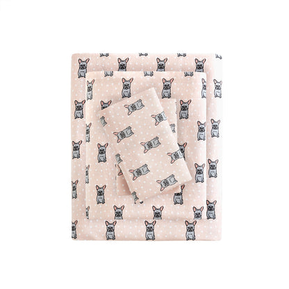 Cozy Cotton Flannel Printed Sheet Set