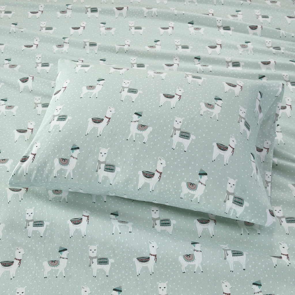 Cozy Cotton Flannel 100% Cotton Flannel Printed Sheet Set