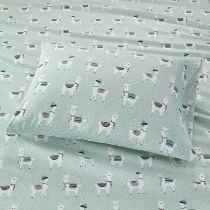 Cozy Cotton Flannel 100% Cotton Flannel Printed Sheet Set