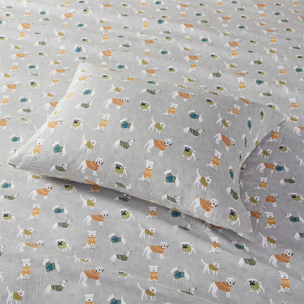 Cozy Cotton Flannel 100% Cotton Flannel Printed Sheet Set